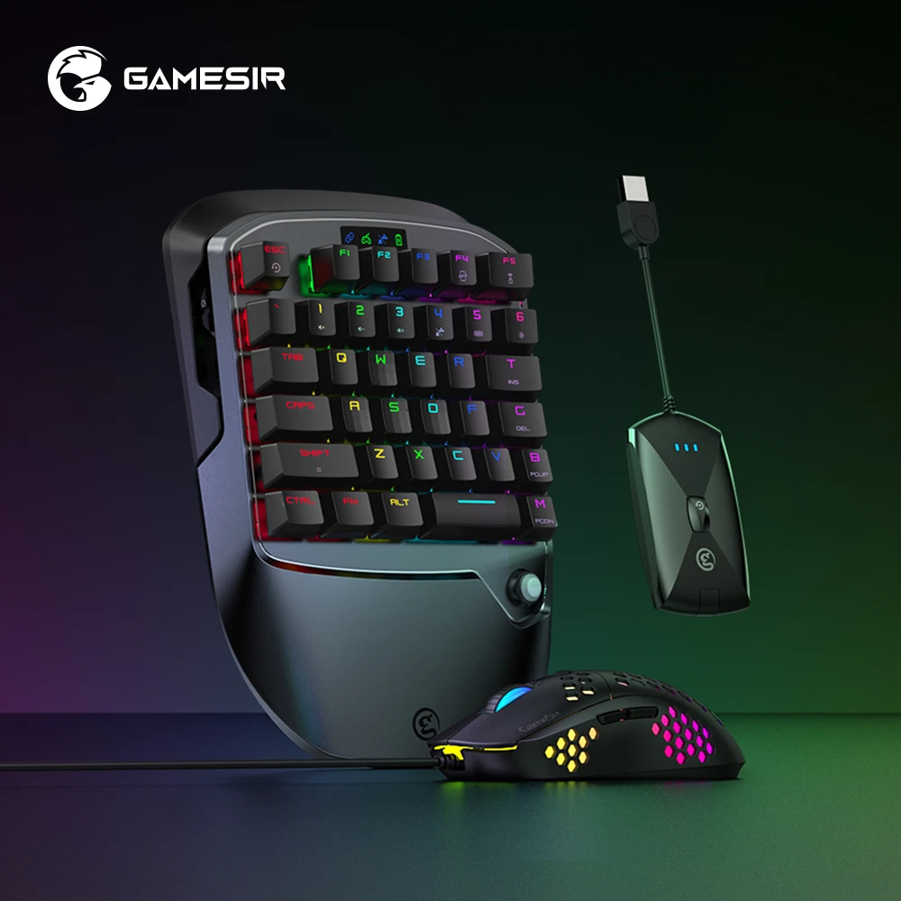 Игровая клавиатура GameSir VX2 AimSwitch, мышь и адаптер для Xbox серии X/S, Xbox One, PS4, игровая консоль Nintendo Switch
