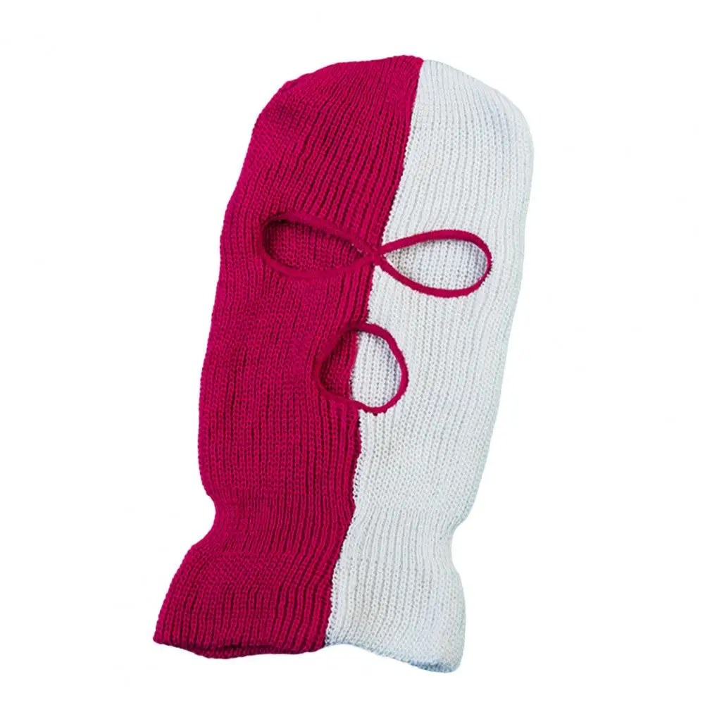 

Cycling Head Cover Useful Windproof Yarn Three Hole Headgear Cycling Hat Sports Supplies