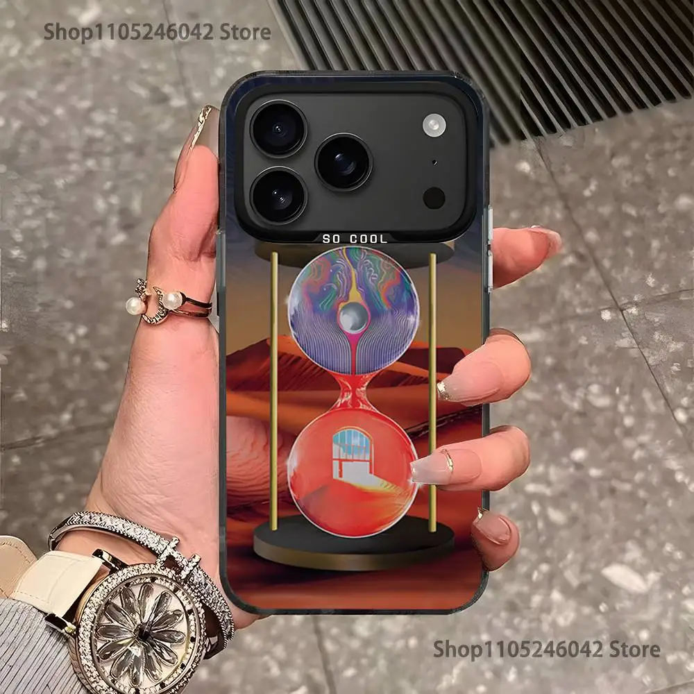 Фото Чехол Tame Impala Psychedelic Art для iPhone 17, 16, 15, 14, 13, 12, 11, Pro, MAX, Plus, черный, противоударный, матовый, в стиле Candy №5