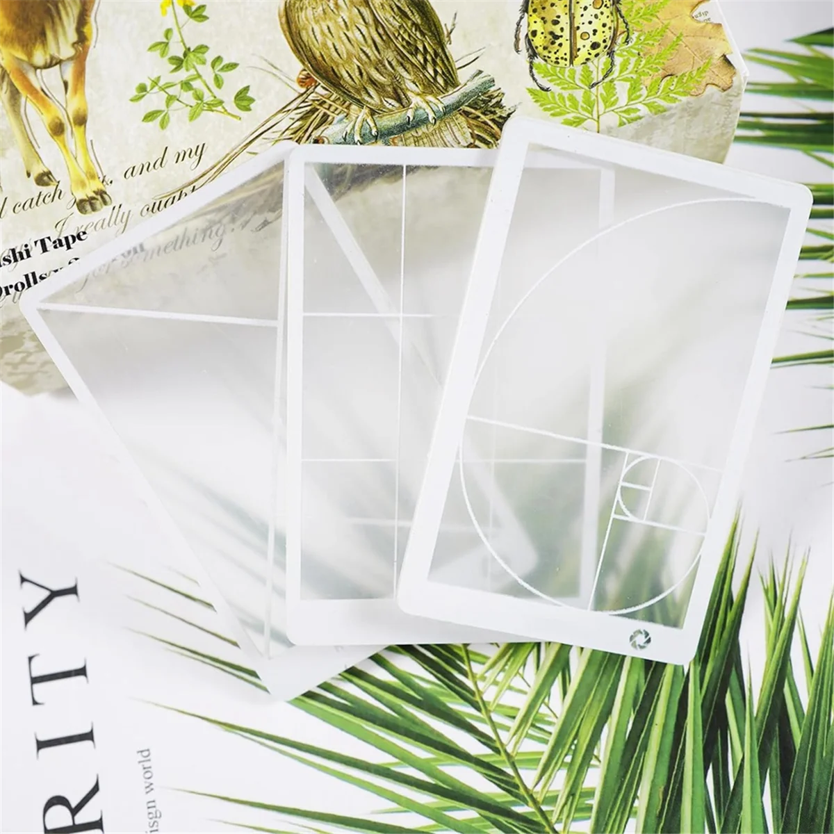 3 шт. датчиков Fibonacci искатель состава золотое соотношение обнаружение фотографий