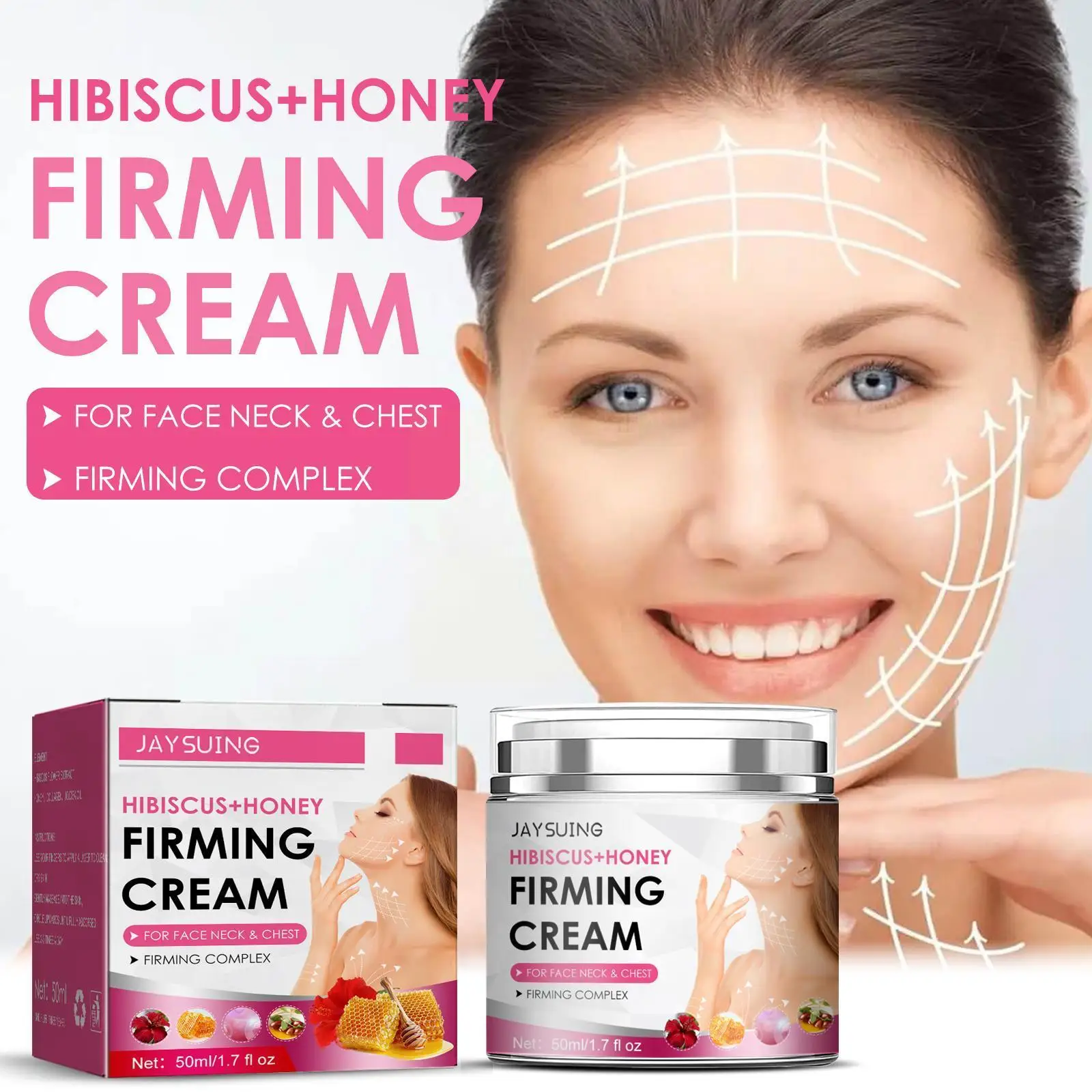 

Anti-Wrinkle Face Cream Instant Anti-Aging Fade Lines Firming Skin Lifting Moisturizing Cream Care 50ml Whitening T2L5
