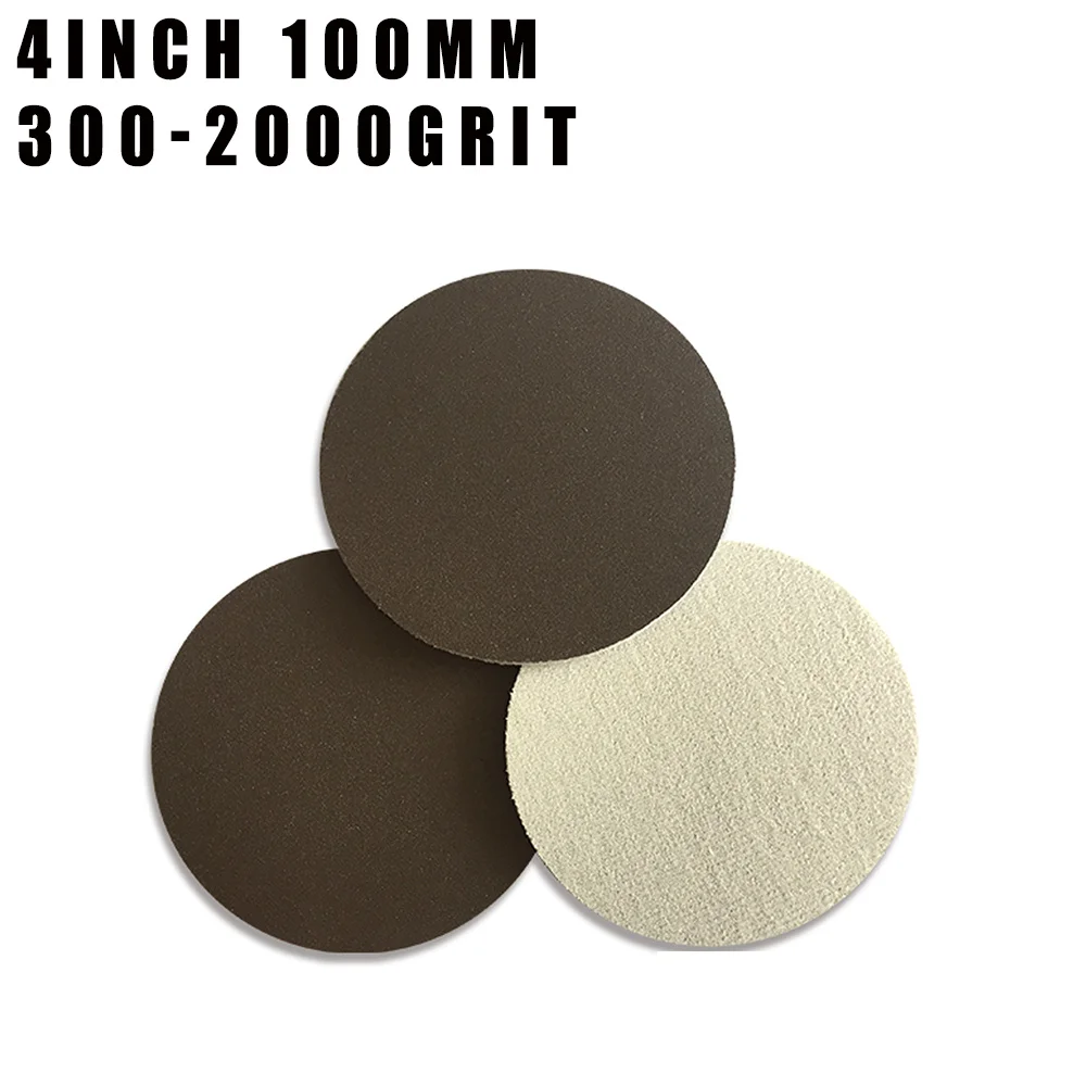 5" Inch 125MM Self-adhesive Backing Velvet Sponge Disc Sandpaper Elastic Arc Surface Polishing Sheet Ceramic Red Abrasive Paper