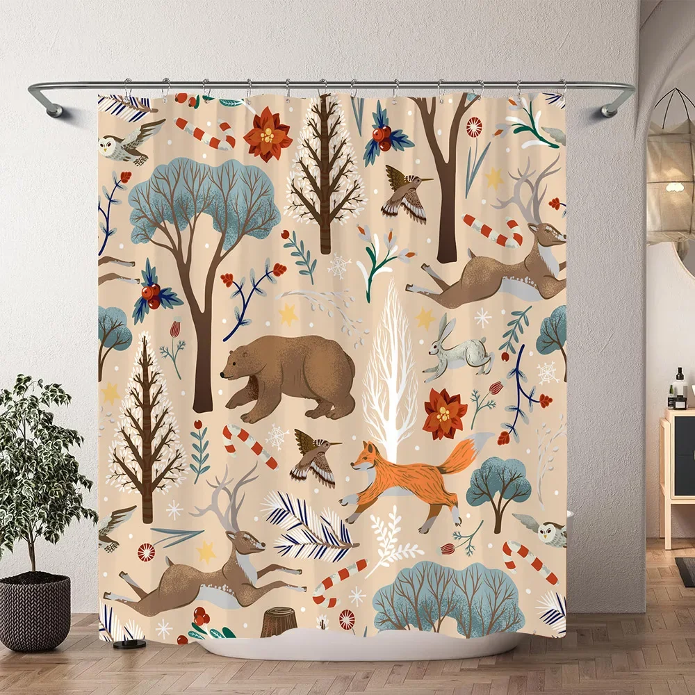 

Винтажная занавеска для душа Бохо GCTNBJL, полиэстер