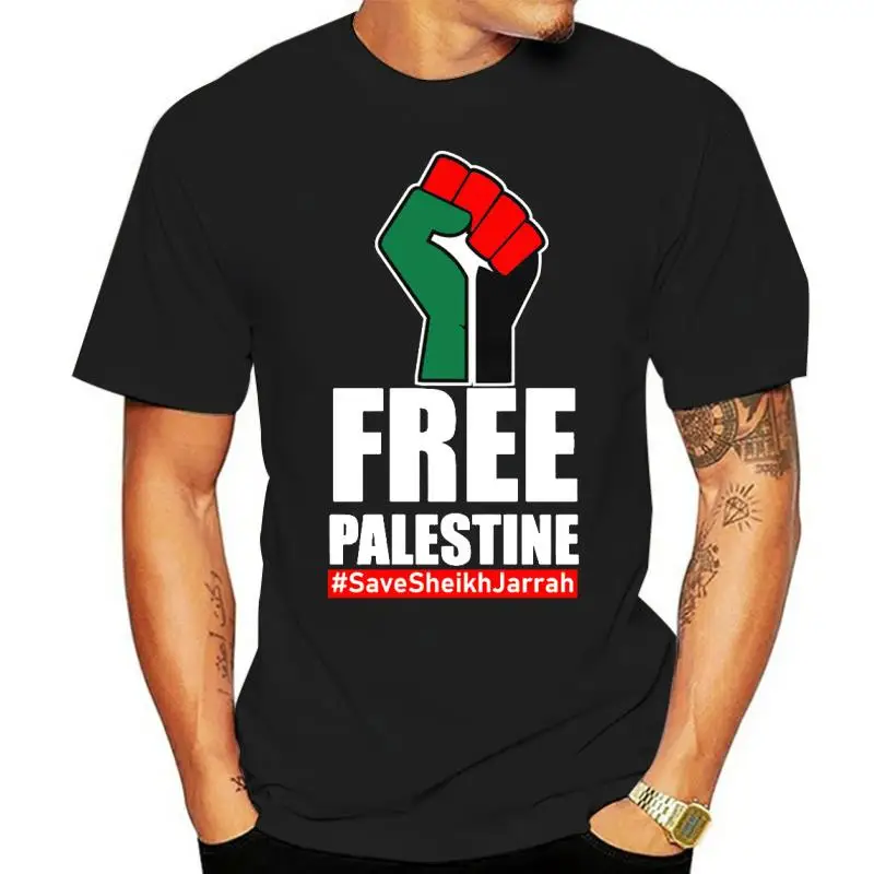 

FREE PALESTINE Gaza FREEDOM 2021 Palestinian Lives Matter Humans Civil Rights Save Palestine Summer Men's Cotton T-Shirt Unisex