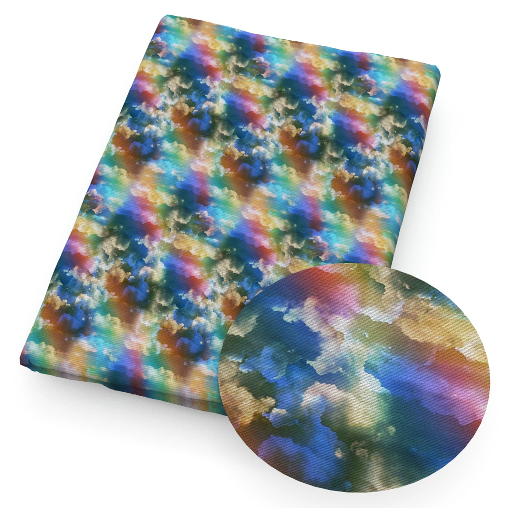 Ткань из полиэстера и хлопка для купальников 50*145 см