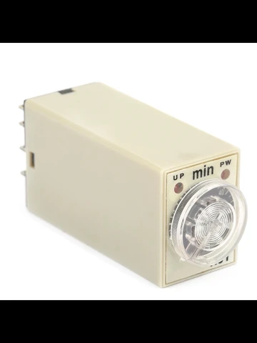 Стандартное программируемое реле с двойной задержкой времени, переменный ток 220