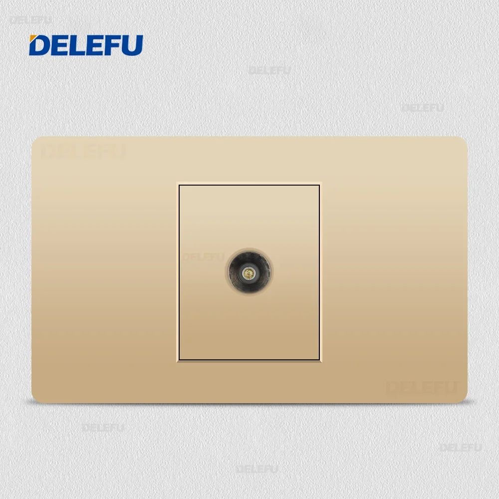 Многофункциональная настольная розетка DELEFU Gold PC 2/1