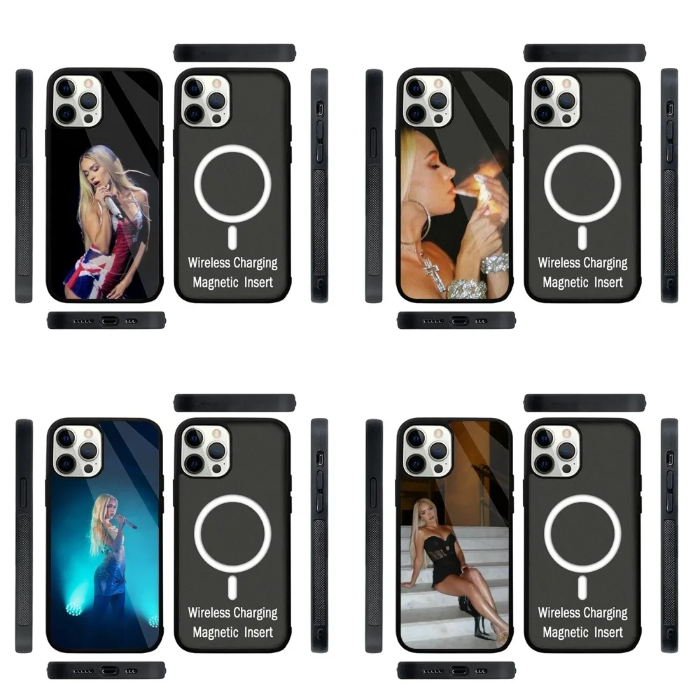 Чехол для телефона Singer B-Bad Gyal с сильным магнитом IPhone 16 15 14 13 Pro Max Plus 11 12 Мини