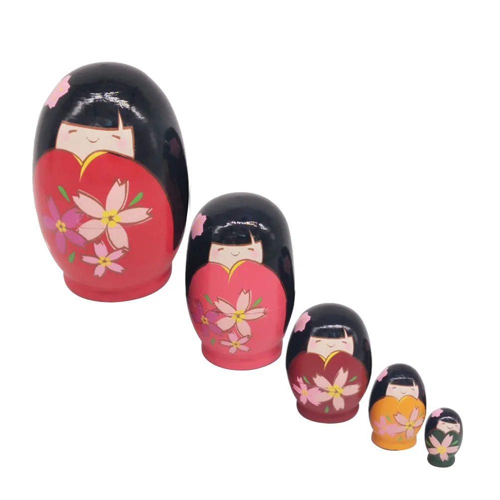 

Russiannesting Toysstacking Animal Cartoonsanta Christmas Forest Claus Decoration Your Make Unpainted Blank Original Chick Wood