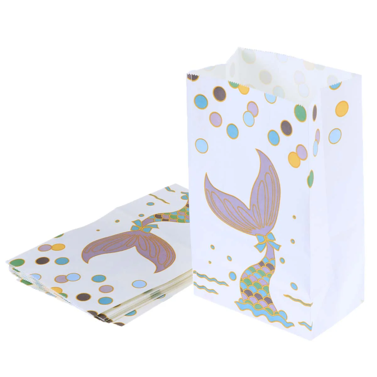 

Mermaid Party Candy Paperholiday Craft Treat Tail Valentines Biscuit Bakery Box Themed Decor Presents Gift Goodie