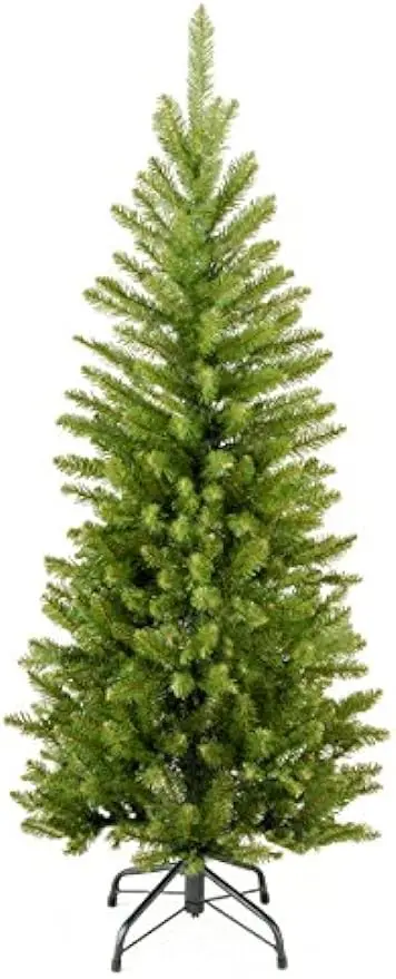 

National Tree Company Artificial Slim Christmas Tree, Green, Kingswood Fir, Includes Stand, 4 Feet