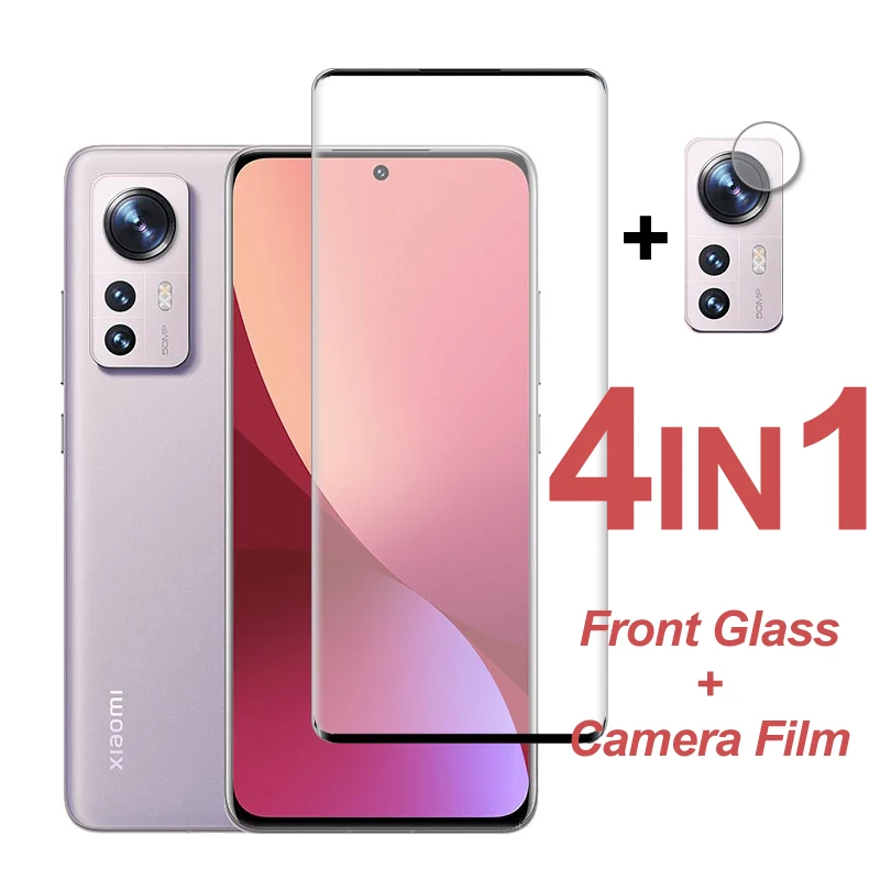 Для Xiaomi 12 Pro 12X Mix 4Screen Protector Полное покрытие Изогнутое закаленное стекло Защитная пленка для камеры телефона для Xiaomi Mi 12 Pro