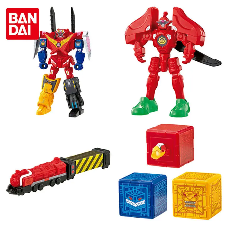 

Bandai Genuine Gashapon Avataro Sentai Donbrothers GP Action Robot 01 Anime Action Figures Toys for Kids Boys Birthday Gifts