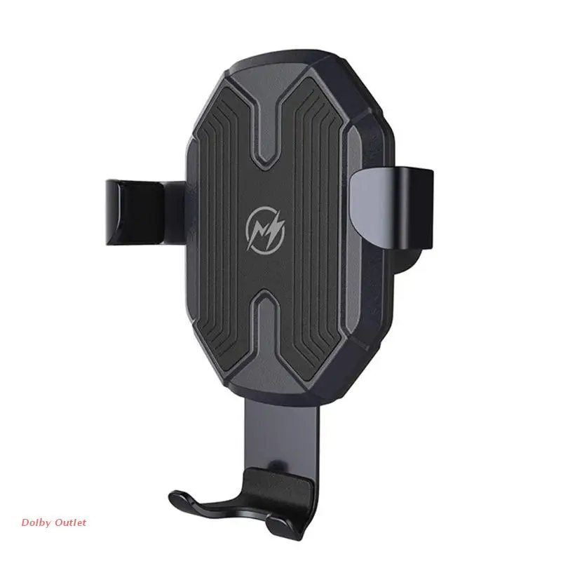 

10W QI Wireless Car Charger Gravity Holder Mount Auto-Clamping Gravity Air Vent Phone Holder Stand for iphone