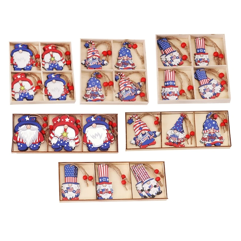 

1Box Independence Day Gnome Pendant Festival Holiday Birthday Decoration