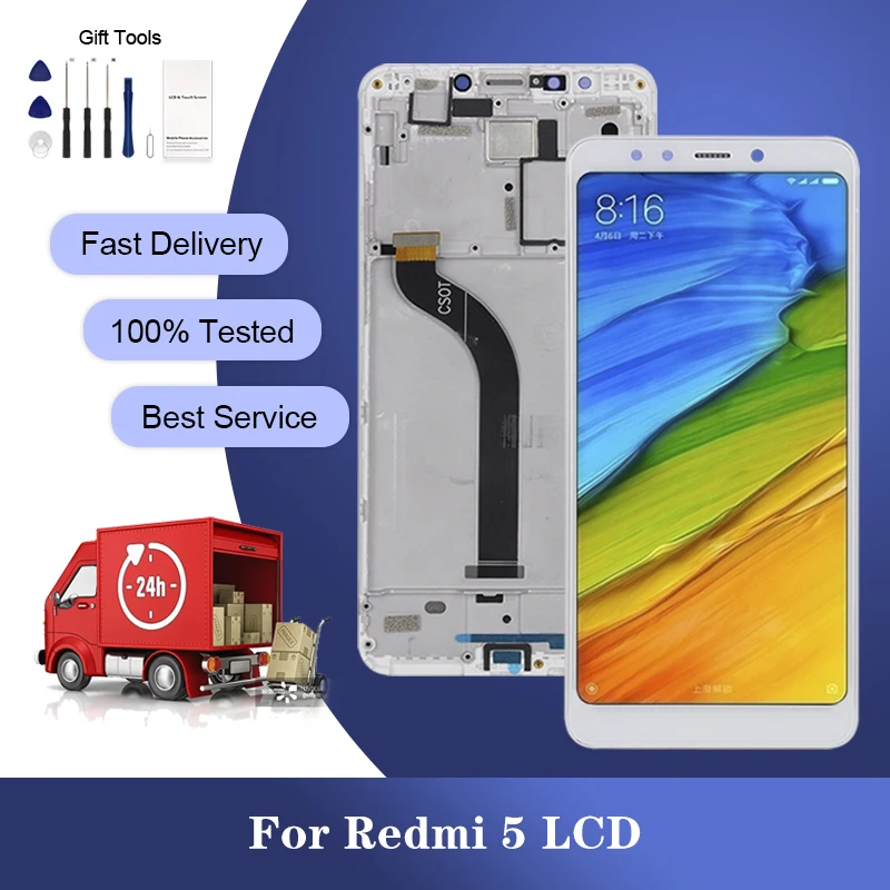 

5.7 Inch Display For Xiaomi Redmi 5 Lcd Touch Screen Digitizer Snapdragon 450 MDG1 Assembly Free Ship With Tools Wholesale