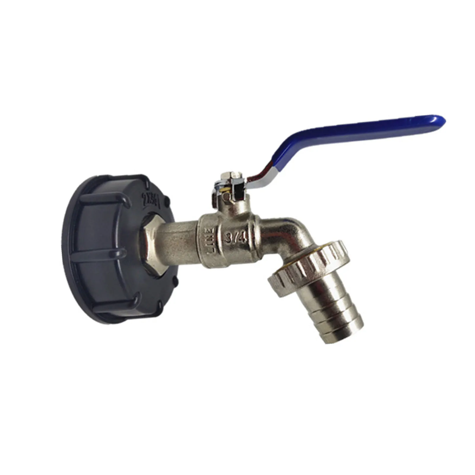 

Home S60X6 Coarse Thread Drain Durable Tap Water Connector Brass IBC Tank Adapter 1/2'' 3/4'' Valve Fitting Replacement Parts