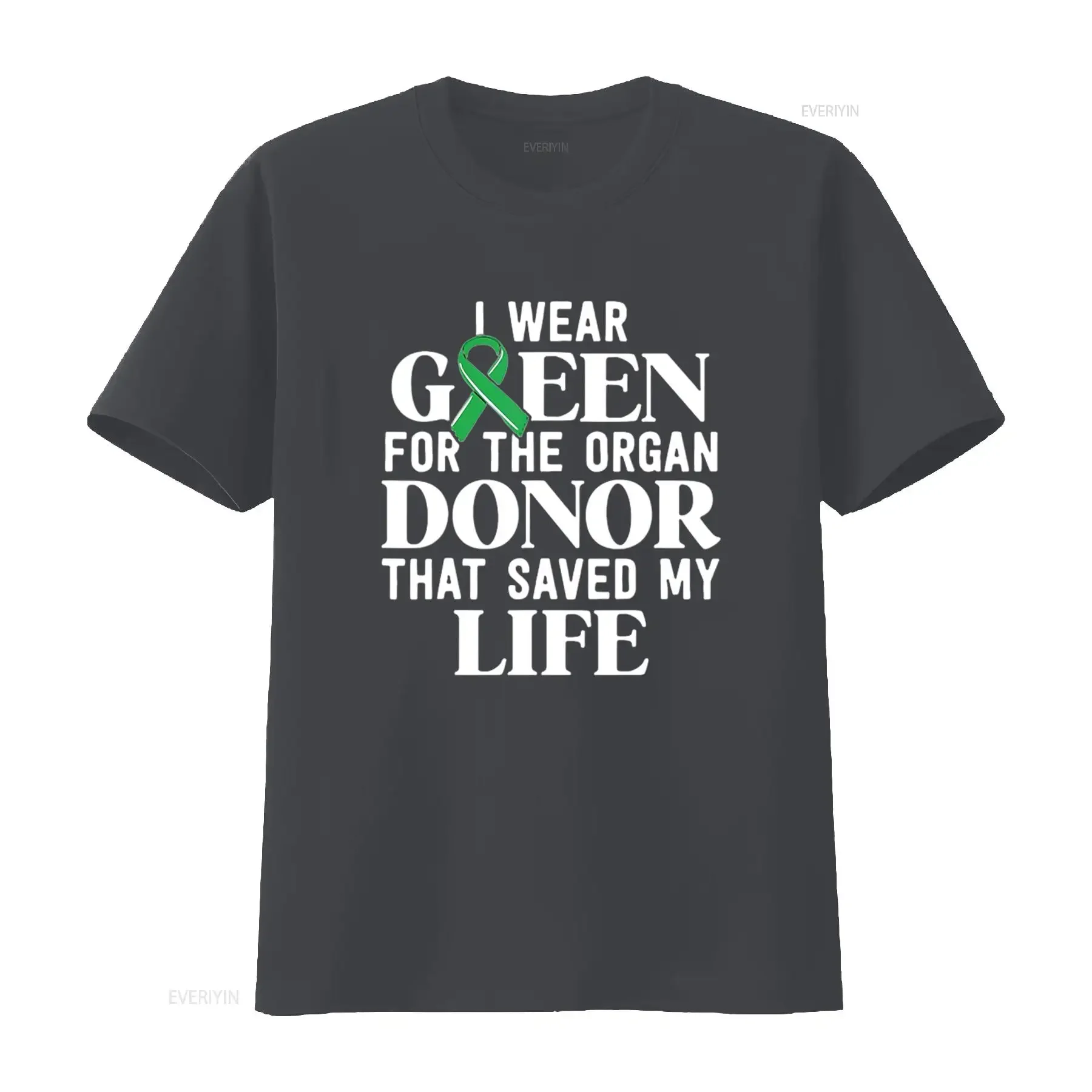 Фото Мужская футболка Kidney Transplant Survivor s Organ Donor Saved My Life, черная, XL, винтажная, смытая, слегка дизайнерская одежда, стильная №4