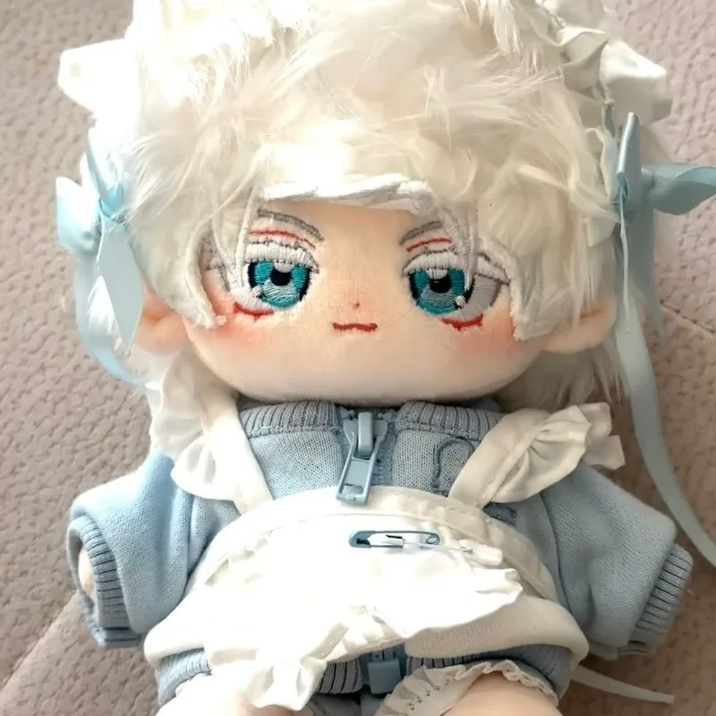 Игра Jujutsu Kaisen Gojo Satoru 20 см плюшевая кукла с ушками зверя платье для тела хлопковые