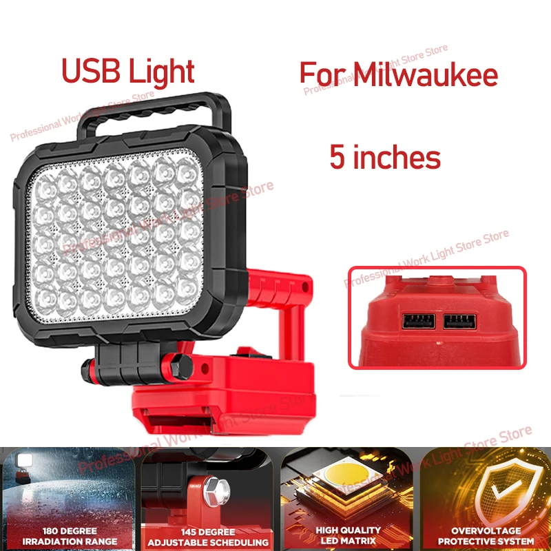 

Портативный светодиодный фонарь Milwaukee M18