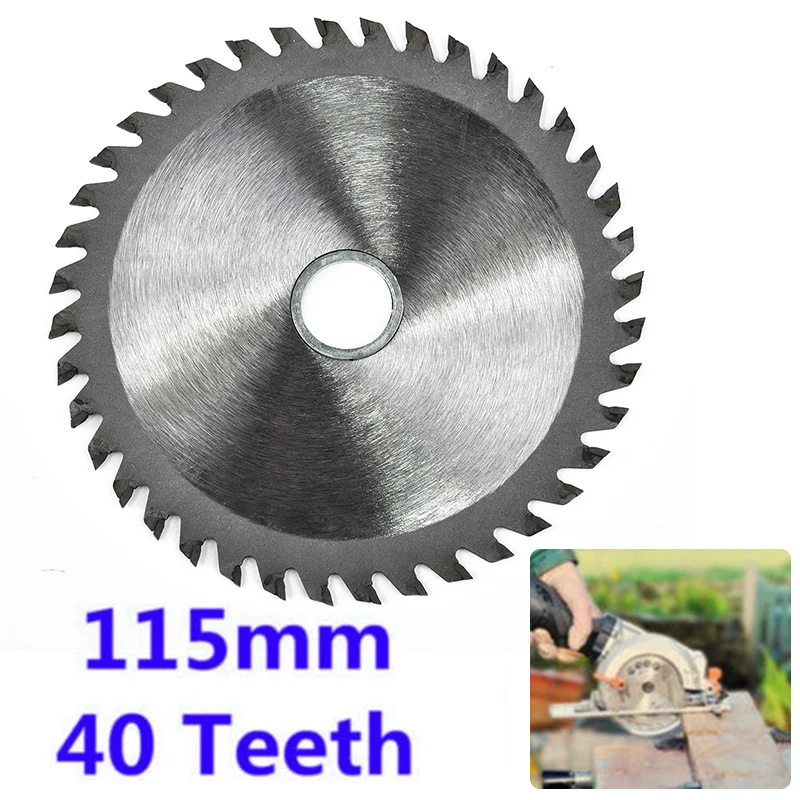 

Steel Circular Sawing Blade Woodwork Spare Replacement 115mm 40 Teeth Alloy Cutting Plastic Hard rubber Useful