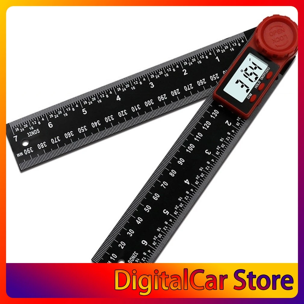 

200MM/300MM Digital Electronic Angle Gauge Angle Ruler Level Measuring Tool Protractor Inclinometer Goniometer