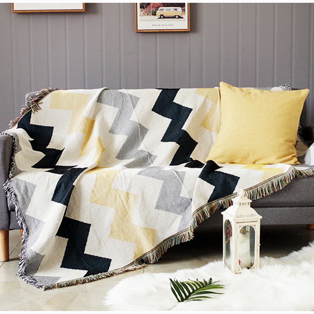 

Nordic Cotton Knitted Blanket Sofa Bed Decor Bed Thread Blankets Sofa Office Nap Throw Blankets Soft Towel Bed Plaid Tapestry