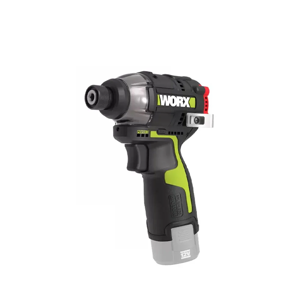 Фото Worx WU132X Аккумуляторная ударная отвертка 320 Вт 160 Нм 12 В 3600 об/мин Бесщеточный двигатель с регулировкой крутящего момента Универсальный аккумулятор WU132 Электроинструмент №1