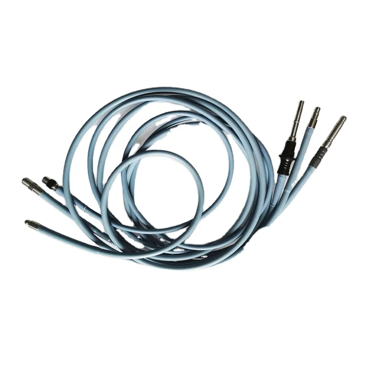 

Surgical optical fiber cable endoscopy light source connector