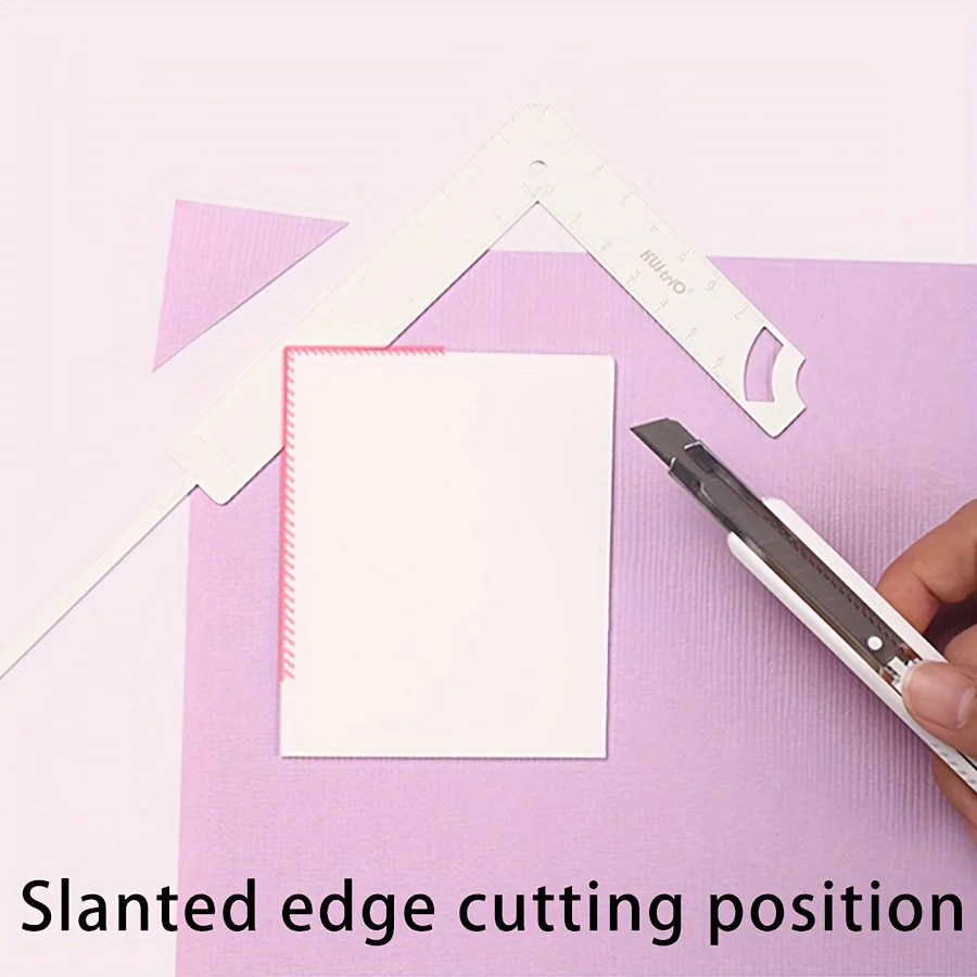 Высокоточная линейка 5 в 1 для скрапбукинга и рукоделия из нержавеющей стали