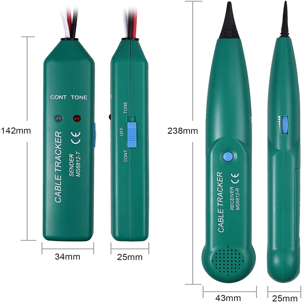 Najtaniej MS6812 RJ11 Wykrywacz Kabli Telefonicznych Do STP Nieuczciwych Praktyk Handlowych Cat5 Cat6 Cat6A RJ45 Tester Kabla Sieciowego LAN Tracer Linii Finder