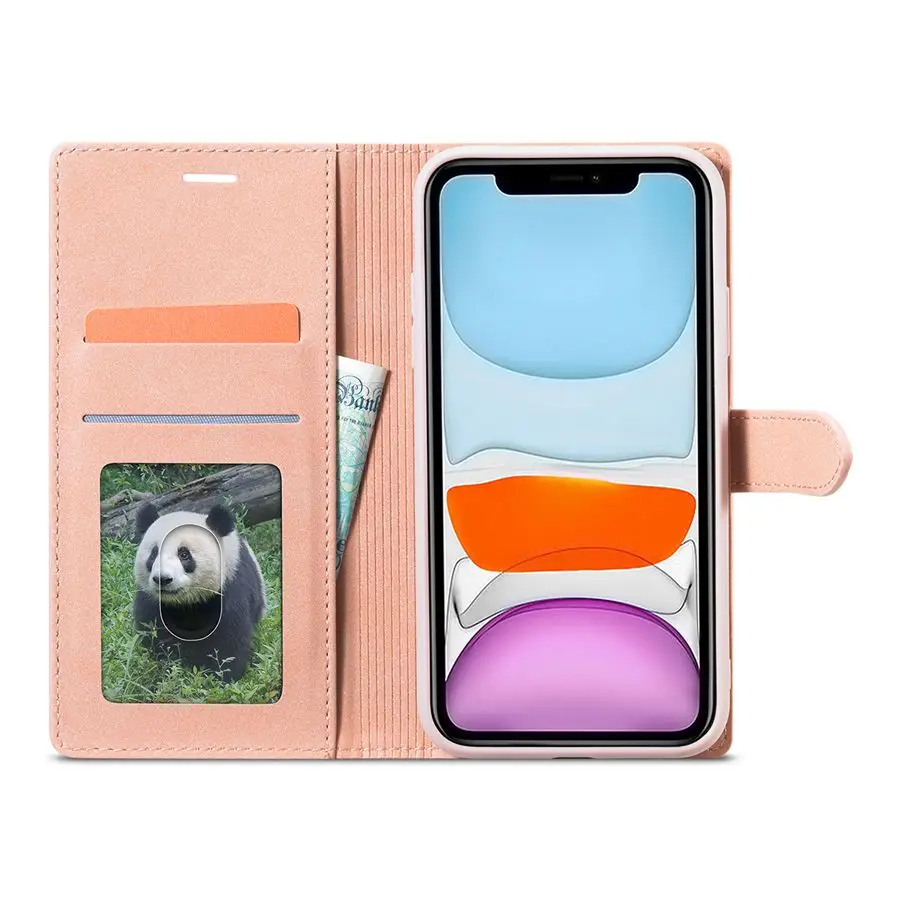 Wallet Flip Magnetic Folding Leather Case For iPhone 6 6S 7 Plus 8 Plus X XR XS Max 11 Pro Max 12 Pro Max 13 Pro Max 14 Pro Max