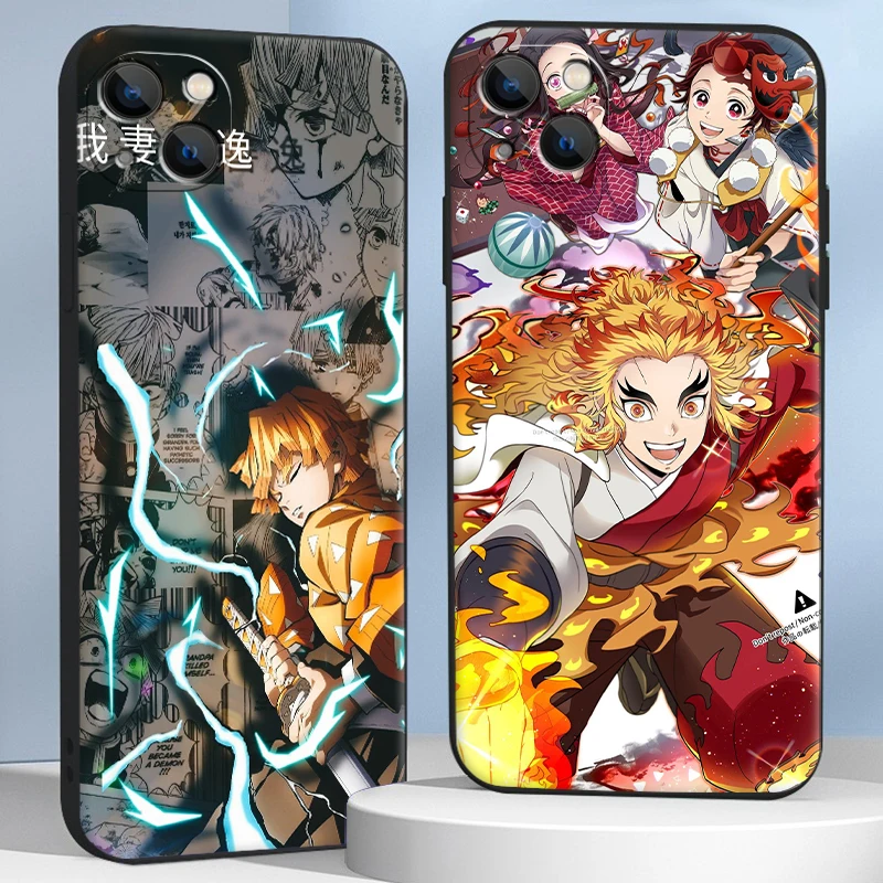 

Demon Slayer Uzui Tengen Phone Case For iPhone 11 12 13 11Pro 6 7 8 12 mini XR XS 12 Pro MAX SE 2020 13 Pro shell Soft TPU Funda