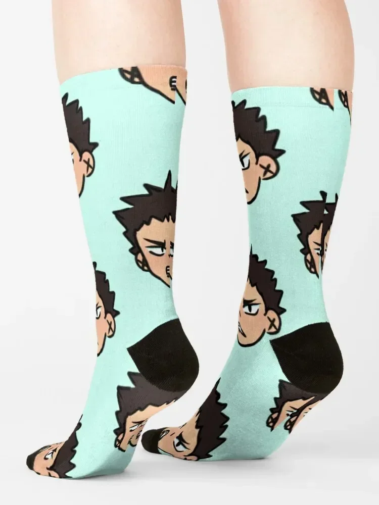 Iwaizumi hajime Носки Чулки для регби Компрессионные женские Мужские