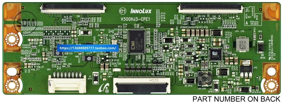 

Samsung bn96-32745a (v500hj3-cpe1) t-con board logic board