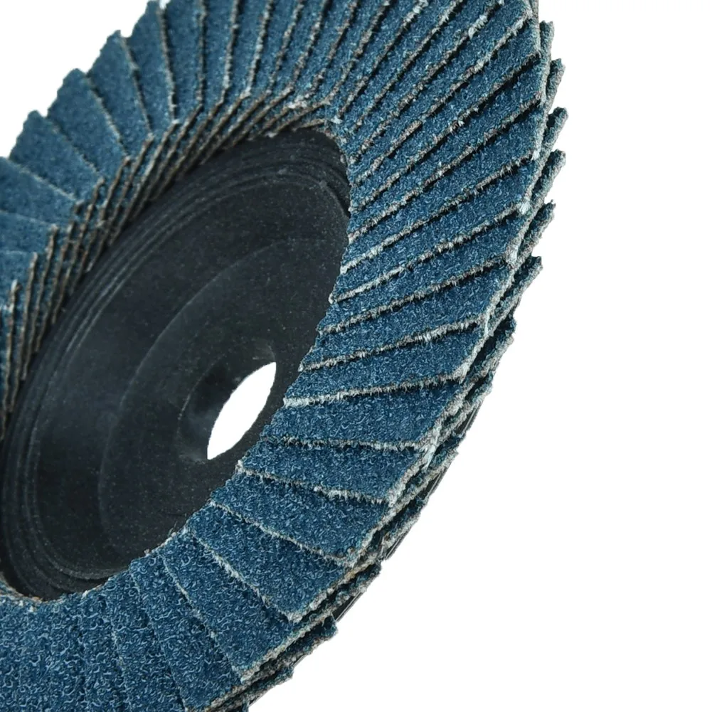 1/3 шт. плоских флап дисков 75 мм 3 дюйма шлифовальных 80 зернистости шлифовальных колес лезвий для резки дерева для углового шлифовального станка.