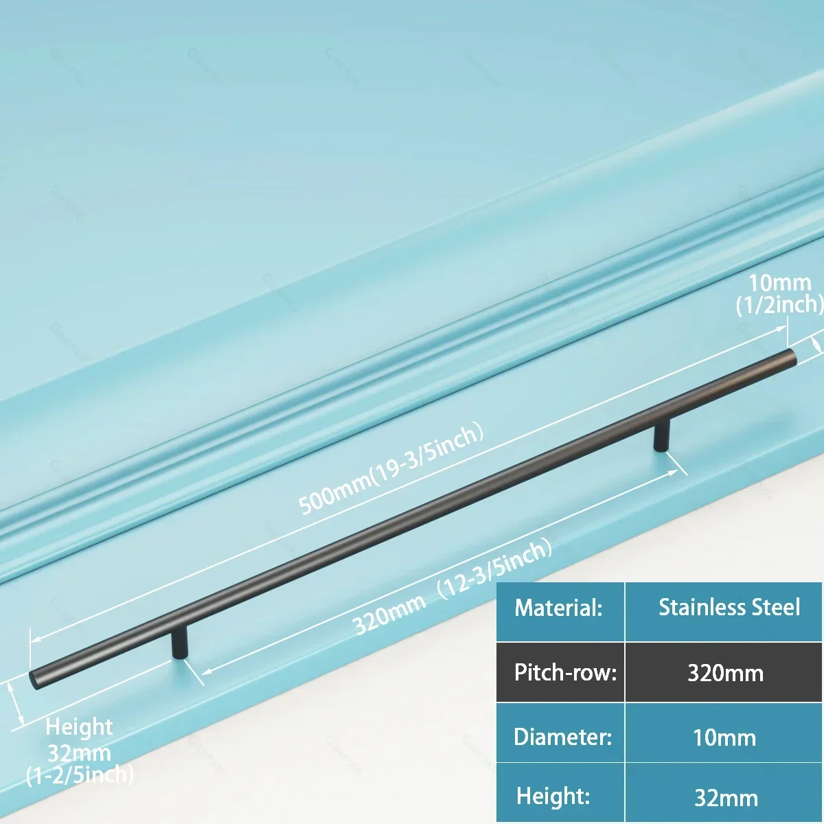 Apstelle Золотая дверная ручка шкафа, дверная ручка шкафа из нержавеющей стали, черная фурнитура для мебельного ящика