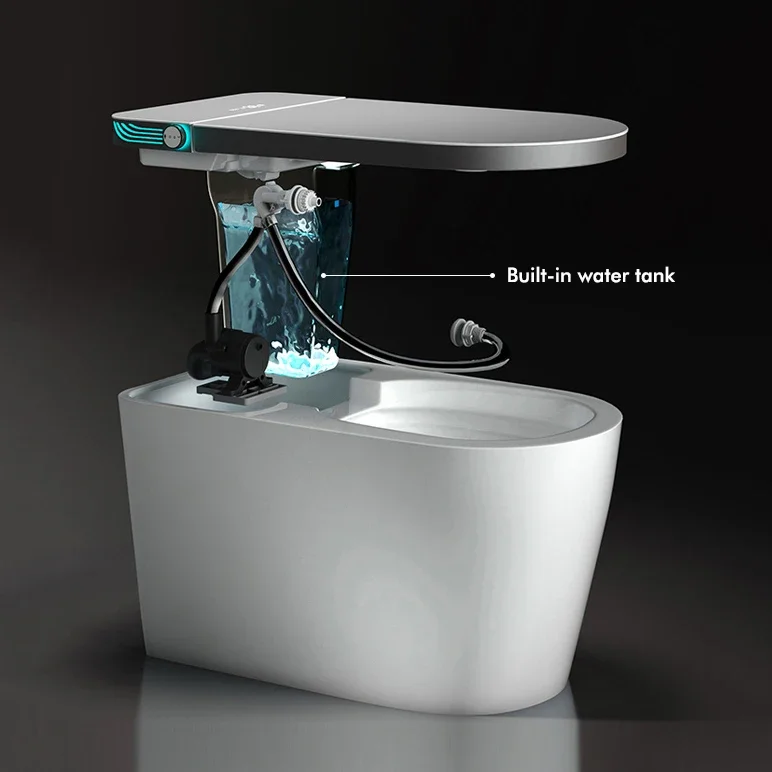 Новый дизайн автоматический открытый электронный биде туалет автоматическая