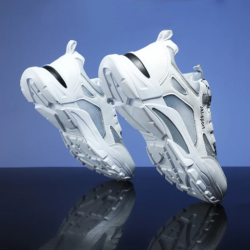 

2022 Autumn New Men's Shoes Versatile Youth Breathable Soft Sole Sports Mesh Shoes Running Casual Dad Fashion Shoes