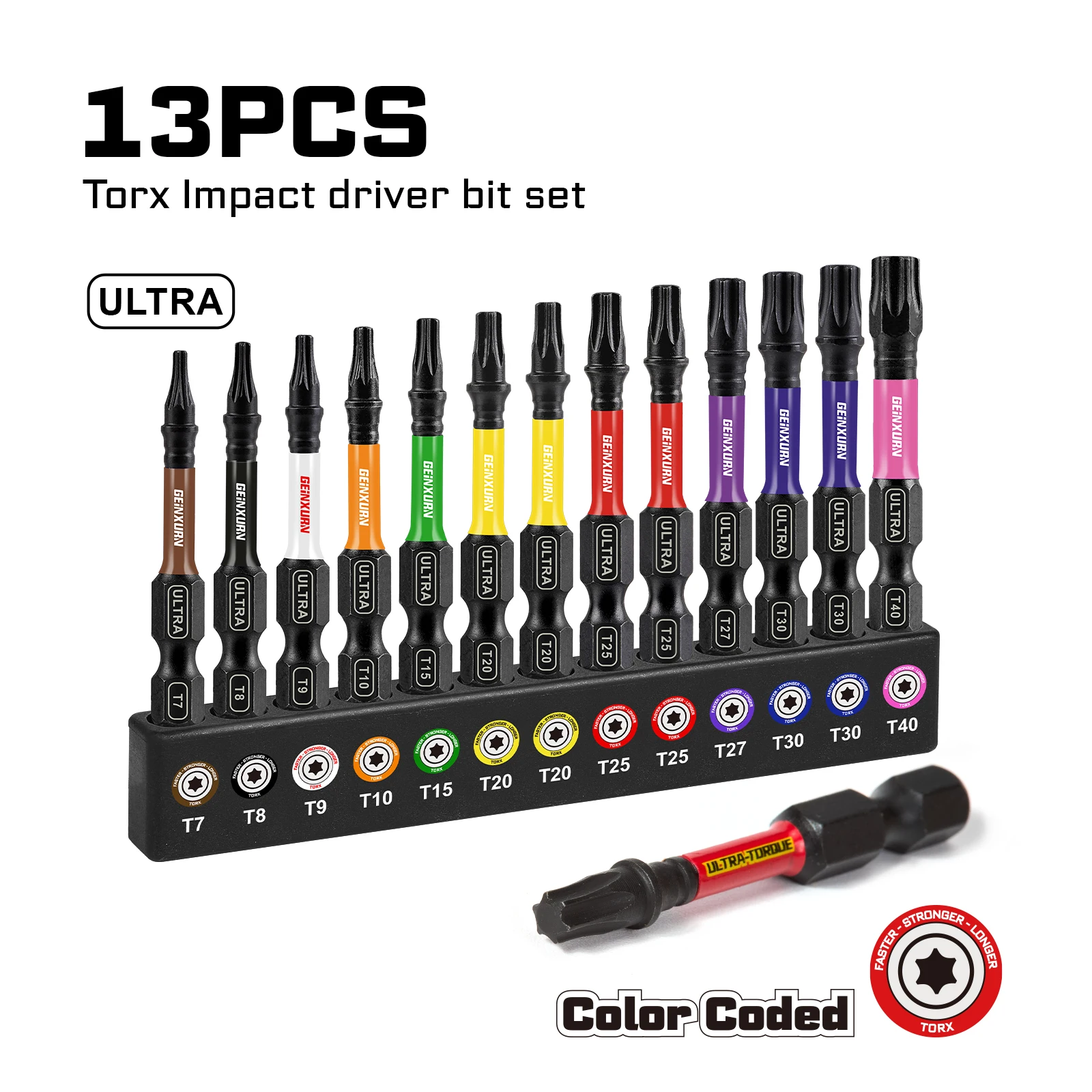 

Набор отверток Geinxurn Ultra Torx T7-T40 из легированной стали