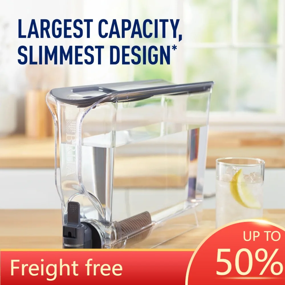 

Ультратонкий диспенсер для воды с фильтром, 25 чашек