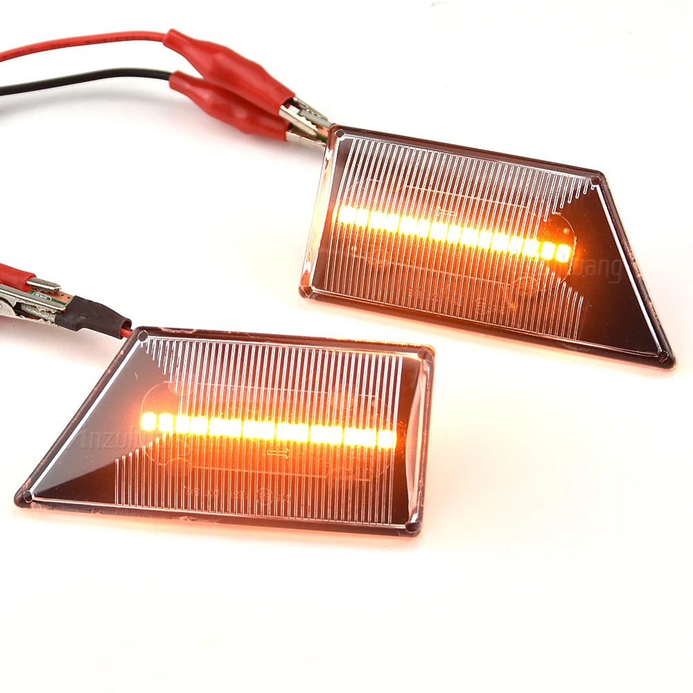 Последовательный мигающий светодиодный указатель поворота боковой габаритный