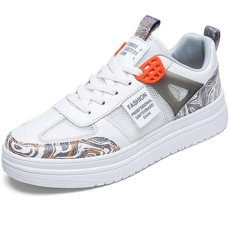 

Brand Men Casual Shoes Superstar Sneakers Thick Sole Top Boots Male Breathable Shoes Zapatillas Hombre Mens Footwear Man Summer