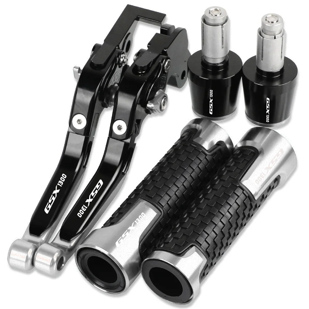 

GSX 1300 Motorcycle Aluminum Brake Clutch Levers Handlebar Hand Grips ends For SUZUKI GSX1300 2008 2009 2010 2011 2012
