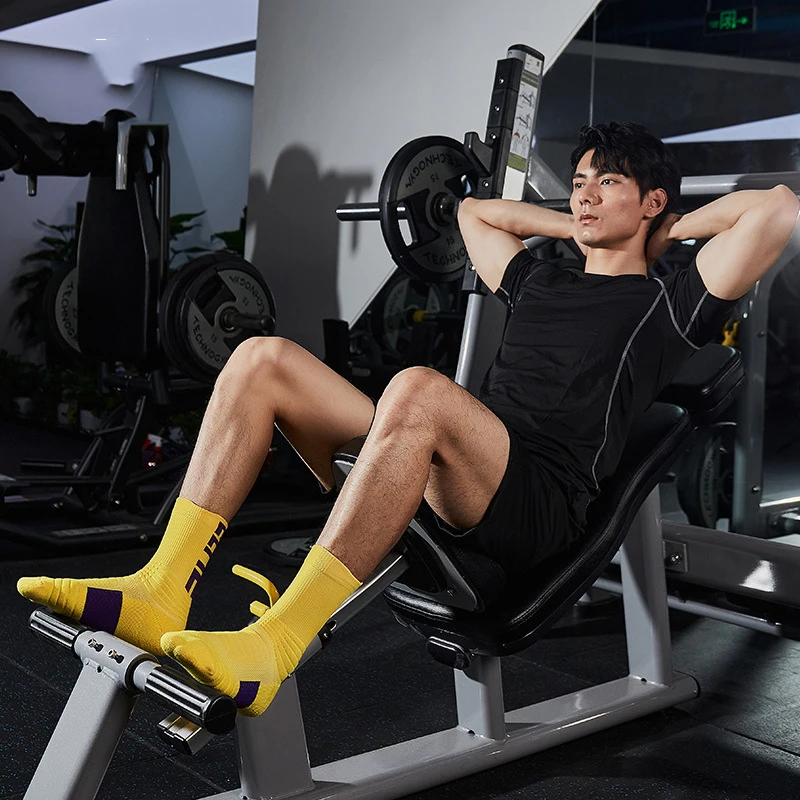 Sports Socks Basketball Men Thickened Professional Elite Socks  Tube High Tube Practical Sweat Absorbent Non Slip Terry Sports