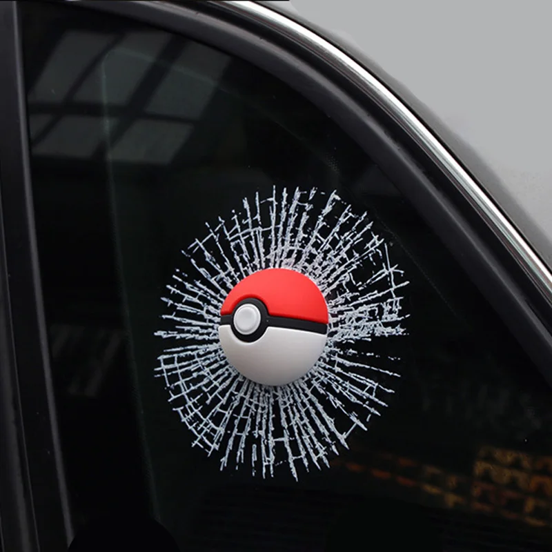 Наклейка на автомобиль Pokemon Poke Ball аниме водонепроницаемое украшение автомобиля