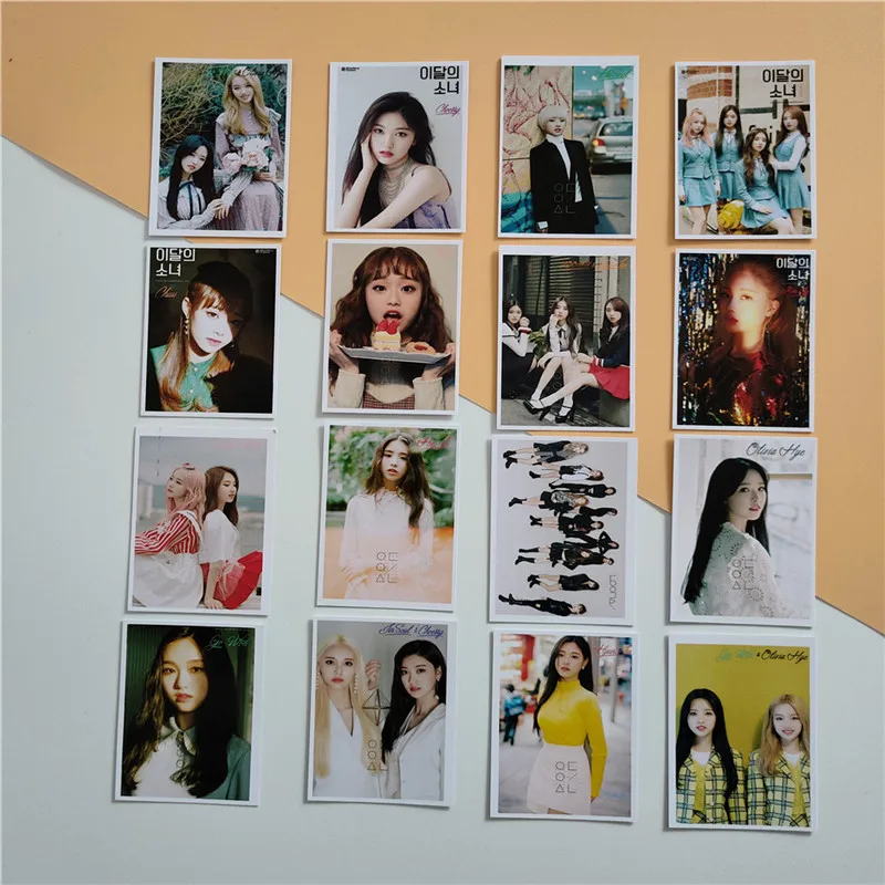 16 шт. Kpop LOONA LOMO Card альбом для девушек MV любимый самодельный фотоальбом Jeon Hee Jin Go Won