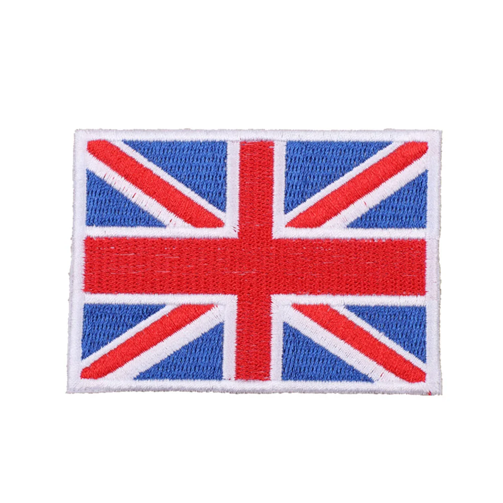 

Patch Flag Applique Patches Uk British Jack Embroidered Union Embroidery United Kingdom Sew Cloth Emblem Flags Iron Badge