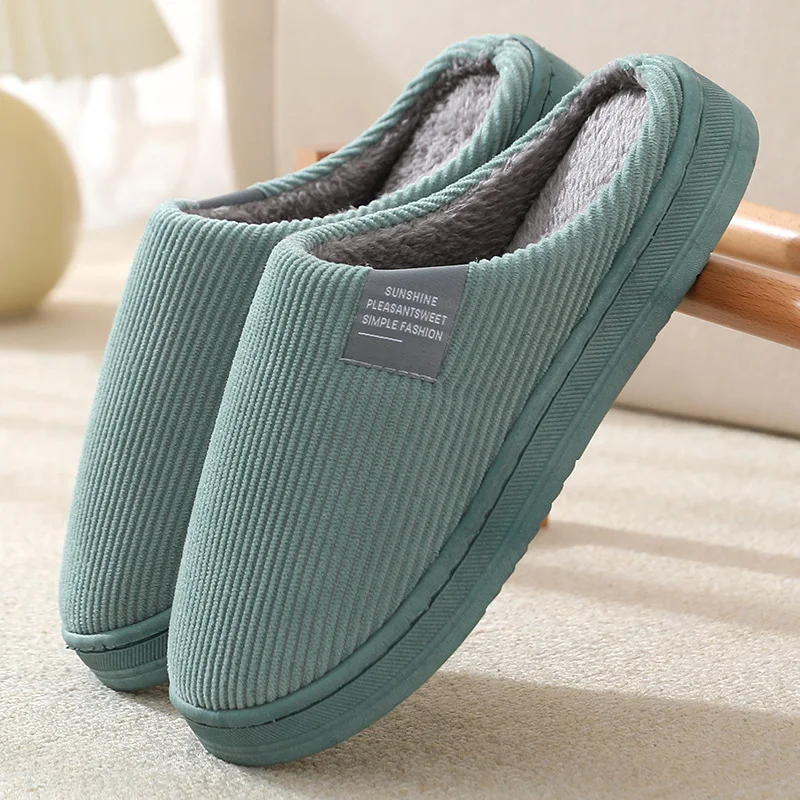 Fluffy slippers Warm winter woman slipper Home Non-Slip Grip Female comfy Soft Contton Plush Cozy Skid Contton Fluffy House gift