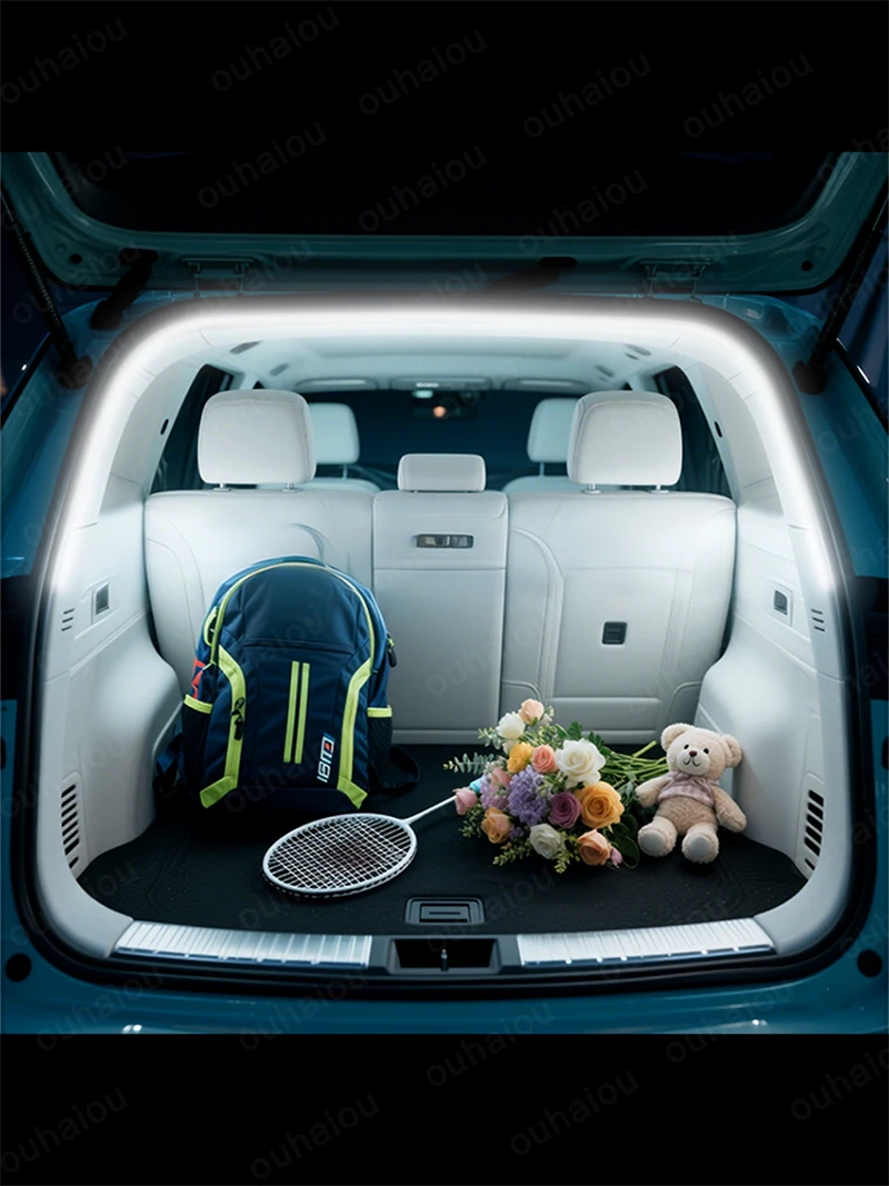 

Для GEELY ATLAS PRO модификационный светильник багажника Атмосферные фонари Белый теплый белый задний светодиодный светильник багажника